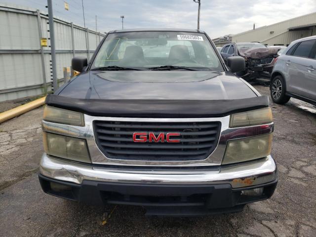 1GTCS148058288107 - 2005 GMC CANYON BLACK photo 5