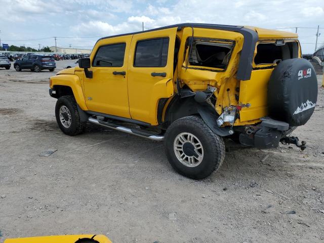 5GTDN13E878147624 - 2007 HUMMER H3 YELLOW photo 2