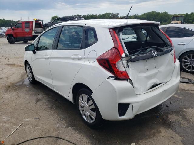 3HGGK5H59HM710837 - 2017 HONDA FIT LX WHITE photo 2