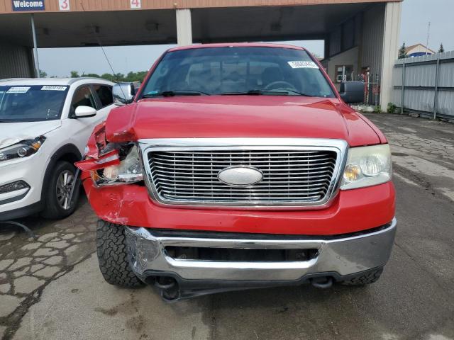 1FTPX14V67FA54884 - 2007 FORD F150 RED photo 5