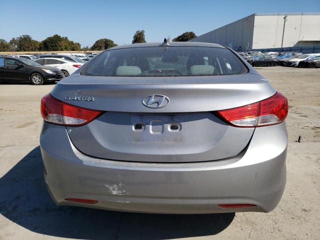 KMHDH4AE1DU738766 - 2013 HYUNDAI ELANTRA GLS GRAY photo 6