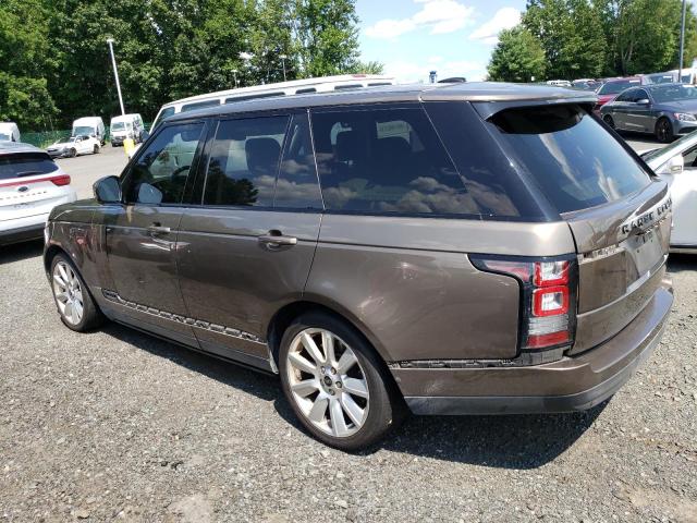 SALGS2DF8DA115067 - 2013 LAND ROVER RANGE ROVE HSE BROWN photo 2
