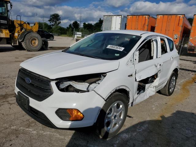 1FMCU0F76KUC03407 - 2019 FORD ESCAPE S WHITE photo 1