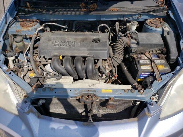 2T1KR30E48C702531 - 2008 TOYOTA COROLLA MA XR BLUE photo 11