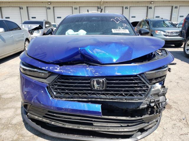 1HGCY2F50PA013339 - 2023 HONDA ACCORD HYBRID SPORT BLUE photo 5