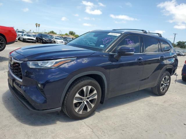 5TDGZRAH8LS004683 - 2020 TOYOTA HIGHLANDER XLE Mavi foto 1