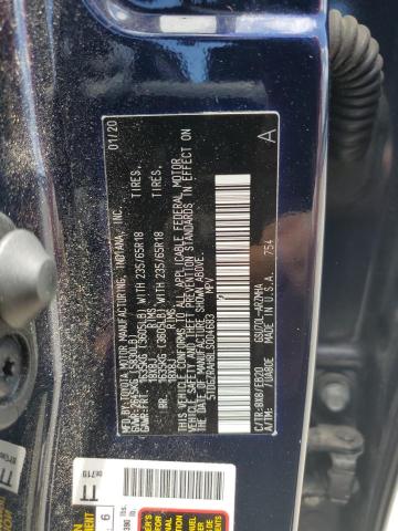 5TDGZRAH8LS004683 - 2020 TOYOTA HIGHLANDER XLE Mavi foto 13