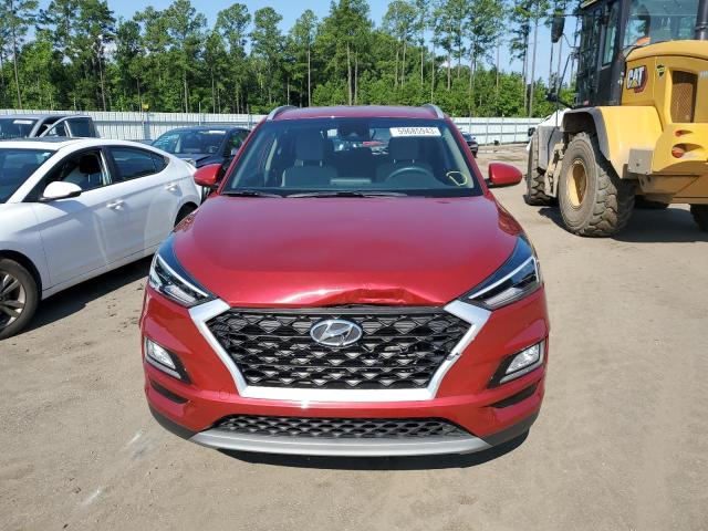 KM8J33AL9MU396638 - 2021 HYUNDAI TUCSON LIMITED RED photo 5