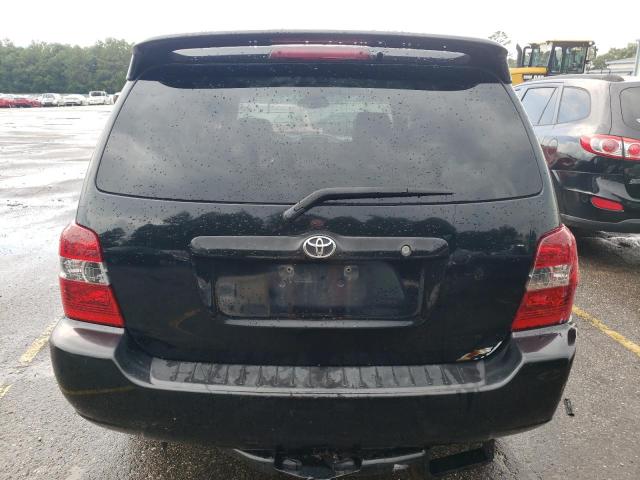 JTEDP21A440017790 - 2004 TOYOTA HIGHLANDER BASE BLACK photo 6