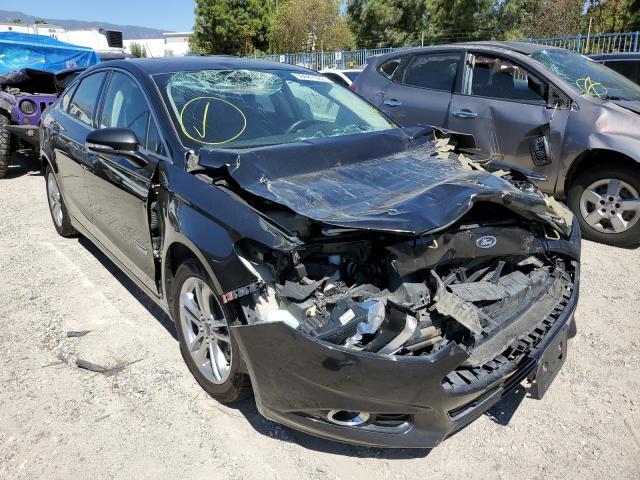 3FA6P0SU3FR146977 - 2015 FORD FUSION TITANIUM PHEV BLACK photo 1