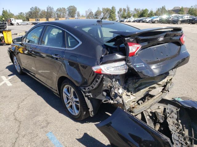 3FA6P0SU3FR146977 - 2015 FORD FUSION TITANIUM PHEV BLACK photo 3