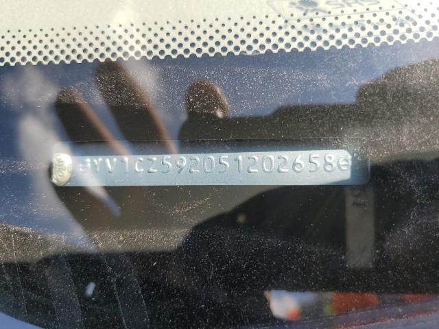 YV1CZ592051202658 - 2005 VOLVO XC90 BLACK photo 13