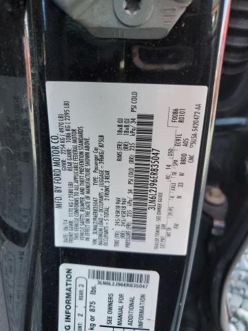 3LN6L2J96ER835047 - 2014 LINCOLN MKZ BLACK photo 12