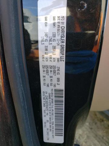 2C4RC1BG5FR546757 - 2015 CHRYSLER TOWN & COU TOURING შავი ფოტო 14