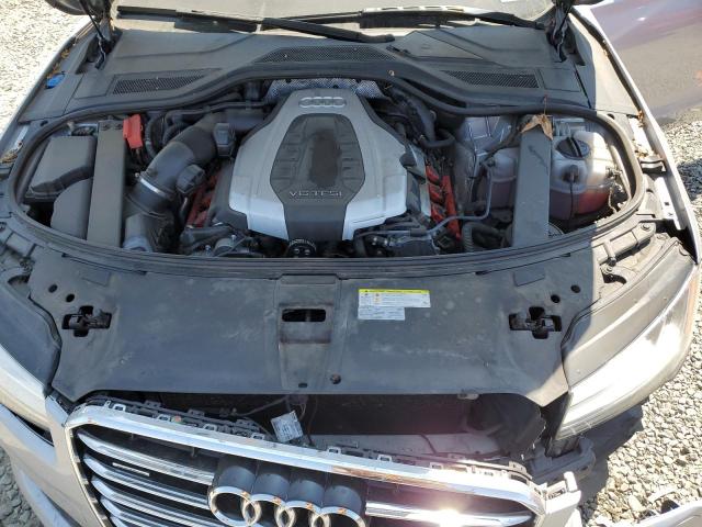 WAU44AFD8HN012978 - 2017 AUDI A8 L QUATTRO SILVER photo 11