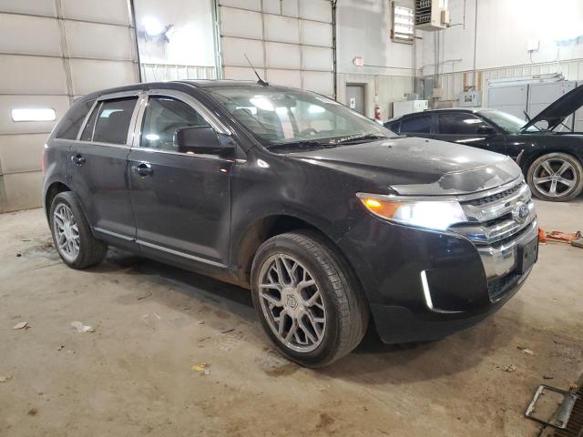 2FMDK4KC2BBA23397 - 2011 FORD EDGE LIMITED BLACK photo 4