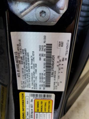 3LN6L5F9XHR645024 - 2017 LINCOLN MKZ RESERVE 黑色 照片 12