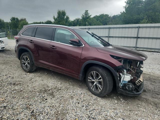 5TDKKRFHXGS157837 - 2016 TOYOTA HIGHLANDER XLE 栗色 照片 4
