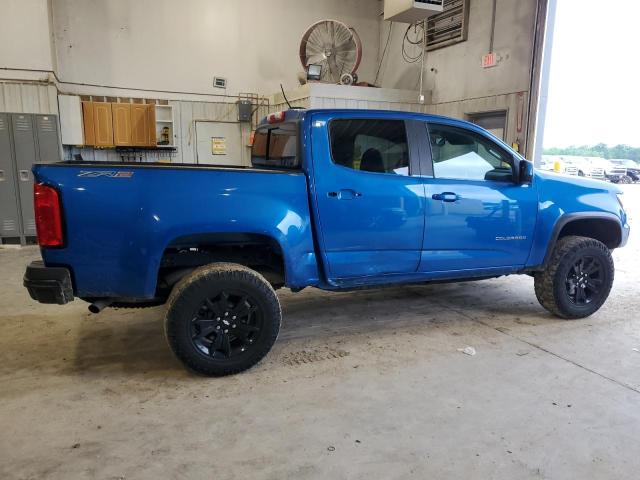 1GCGTEEN3M1217677 - 2021 CHEVROLET COLORADO ZR2 BLUE photo 3