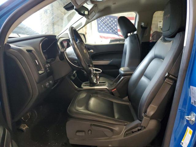 1GCGTEEN3M1217677 - 2021 CHEVROLET COLORADO ZR2 BLUE photo 7