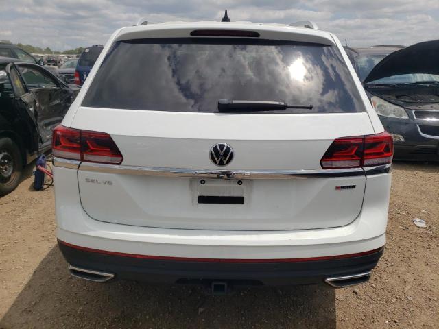 1V2BR2CA2MC533615 - 2021 VOLKSWAGEN ATLAS SEL WHITE photo 6