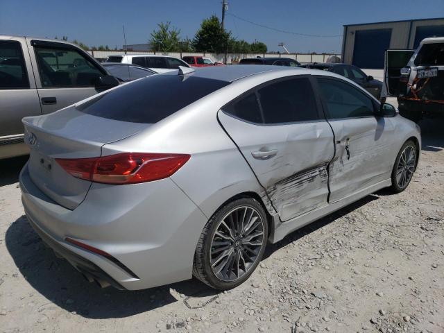 KMHD04LB0JU531503 - 2018 HYUNDAI ELANTRA SPORT GRAY photo 3