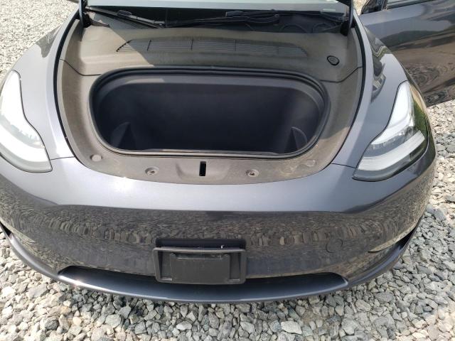 7SAYGDEE4NA016947 - 2022 TESLA MODEL Y GRAY photo 12