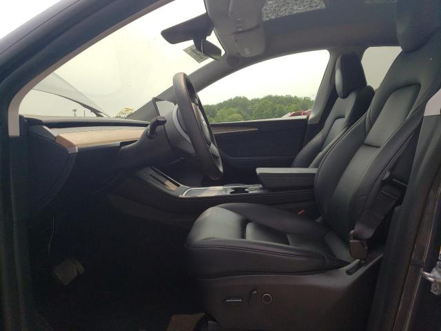 7SAYGDEE4NA016947 - 2022 TESLA MODEL Y GRAY photo 7