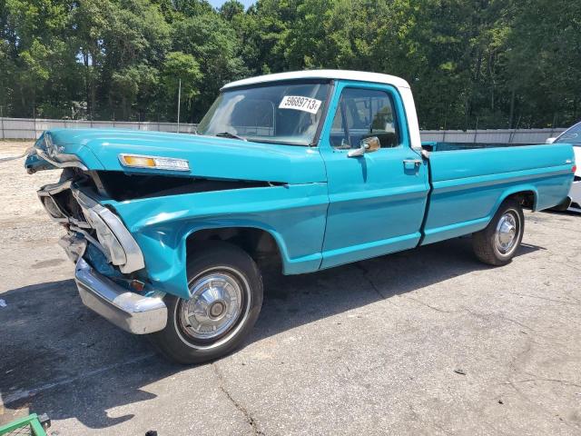 F10BCG60377 - 1970 FORD F 100 TURQUOISE photo 1