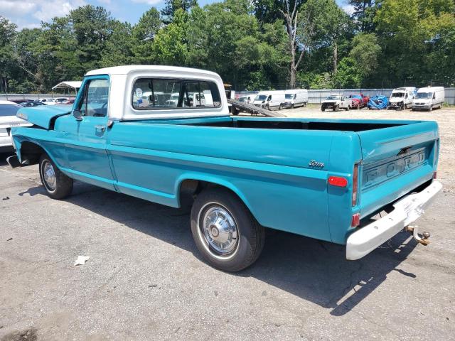 F10BCG60377 - 1970 FORD F 100 TURQUOISE photo 2