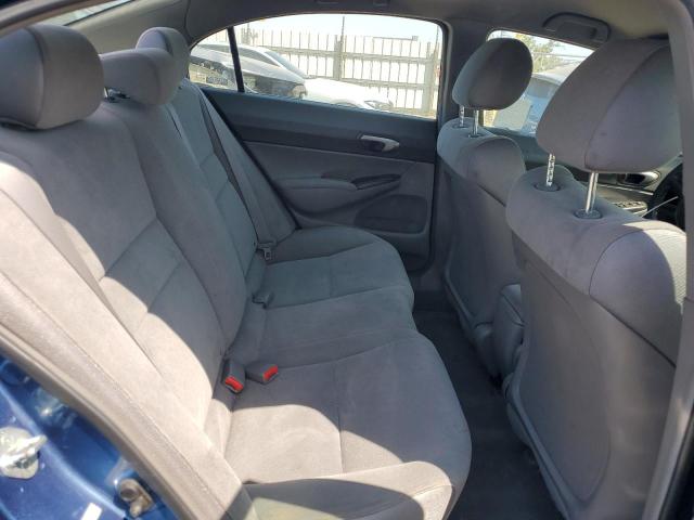 2HGFA16528H519317 - 2008 HONDA CIVIC LX BLUE photo 10