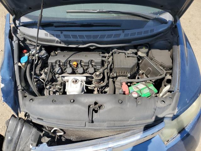 2HGFA16528H519317 - 2008 HONDA CIVIC LX BLUE photo 11