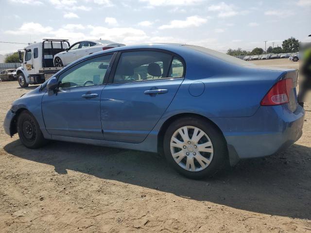 2HGFA16528H519317 - 2008 HONDA CIVIC LX BLUE photo 2