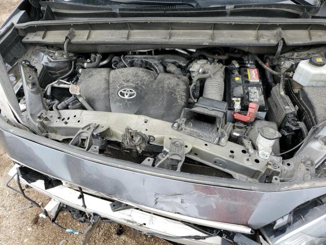 5TDHZRBH1NS236712 - 2022 TOYOTA HIGHLANDER XLE ნაცრისფერი ფოტო 12