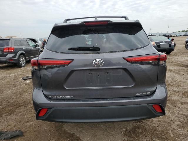 5TDHZRBH1NS236712 - 2022 TOYOTA HIGHLANDER XLE ნაცრისფერი ფოტო 6