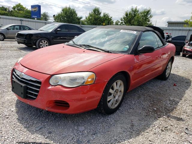 1C3EL75R85N660721 - 2005 CHRYSLER SEBRING GTC RED photo 1