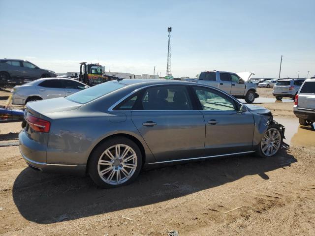 WAU3GAFD8FN000961 - 2015 AUDI A8 L QUATTRO GRAY photo 3