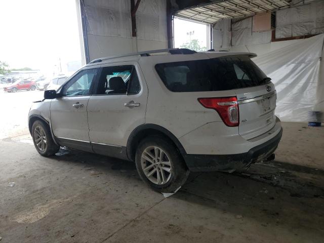 1FM5K7D84DGB52882 - 2013 FORD EXPLORER XLT WHITE photo 2