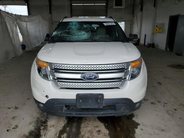 1FM5K7D84DGB52882 - 2013 FORD EXPLORER XLT WHITE photo 5
