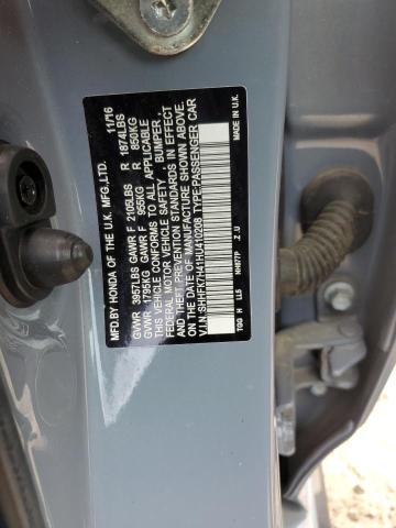 SHHFK7H41HU410208 - 2017 HONDA CIVIC SPORT 青绿色 照片 12