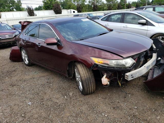 JH4CU2F63AC021772 - 2010 ACURA TSX BURGUNDY photo 4