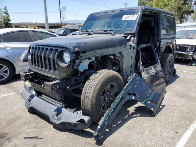 1C4GJXAG2MW832118 - 2021 JEEP WRANGLER SPORT BLACK photo 1