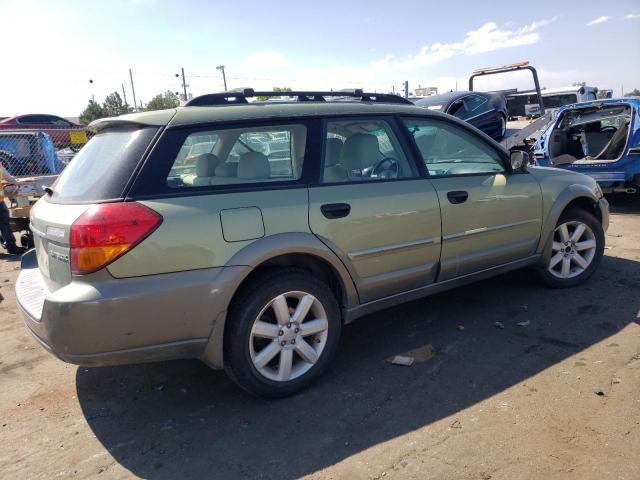 4S4BP61C177308047 - 2007 SUBARU LEGACY OUTBACK 2.5I GREEN photo 3