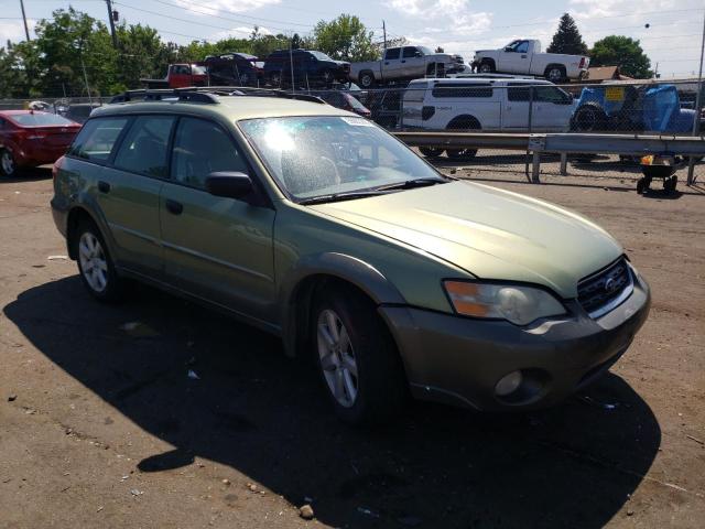 4S4BP61C177308047 - 2007 SUBARU LEGACY OUTBACK 2.5I GREEN photo 4