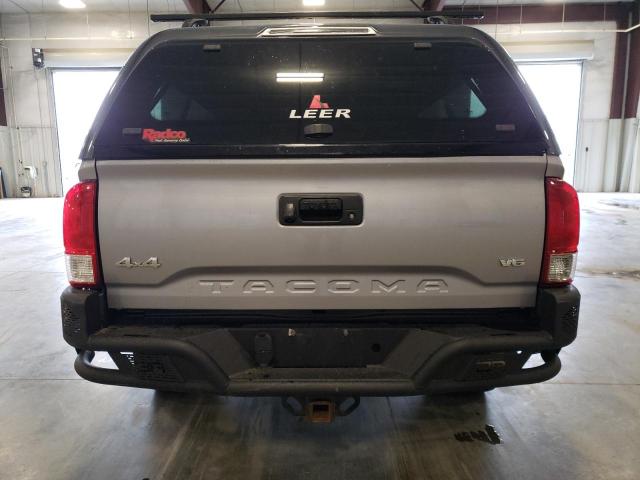 5TFSZ5AN1GX028624 - 2016 TOYOTA TACOMA ACCESS CAB ვერცხლისფერი ფოტო 6