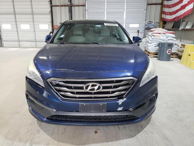 5NPE34AF0FH037245 - 2015 HYUNDAI SONATA SPORT BLUE photo 5
