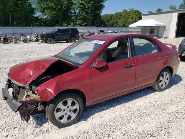 KNAFE222995665353 - 2009 KIA SPECTRA EX RED photo 1