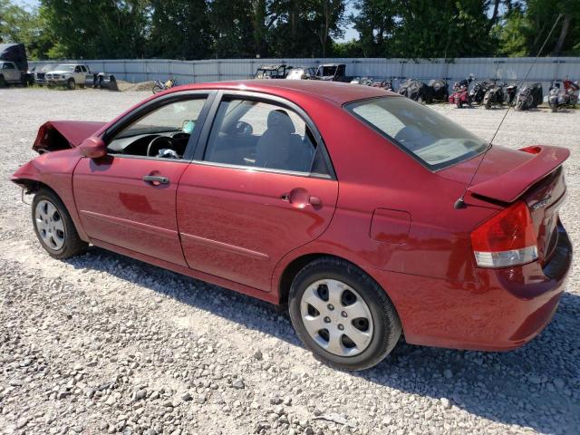 KNAFE222995665353 - 2009 KIA SPECTRA EX RED photo 2