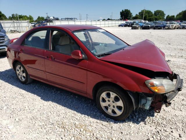 KNAFE222995665353 - 2009 KIA SPECTRA EX RED photo 4