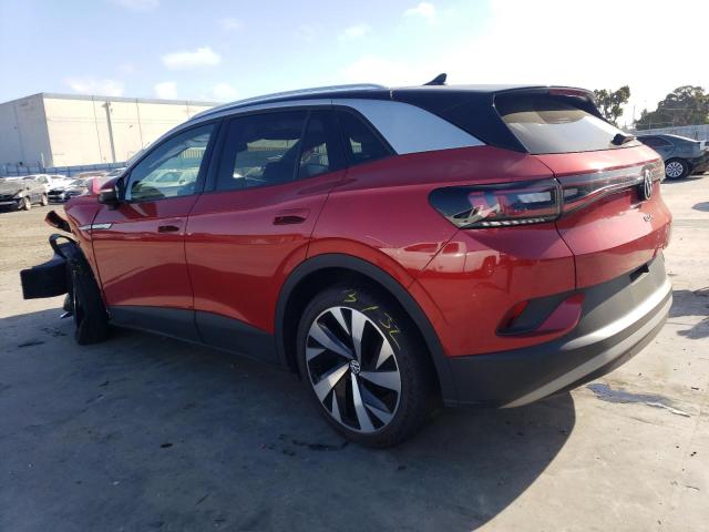 WVGKMPE21MP060071 - 2021 VOLKSWAGEN ID.4 PRO S წითელი ფოტო 2